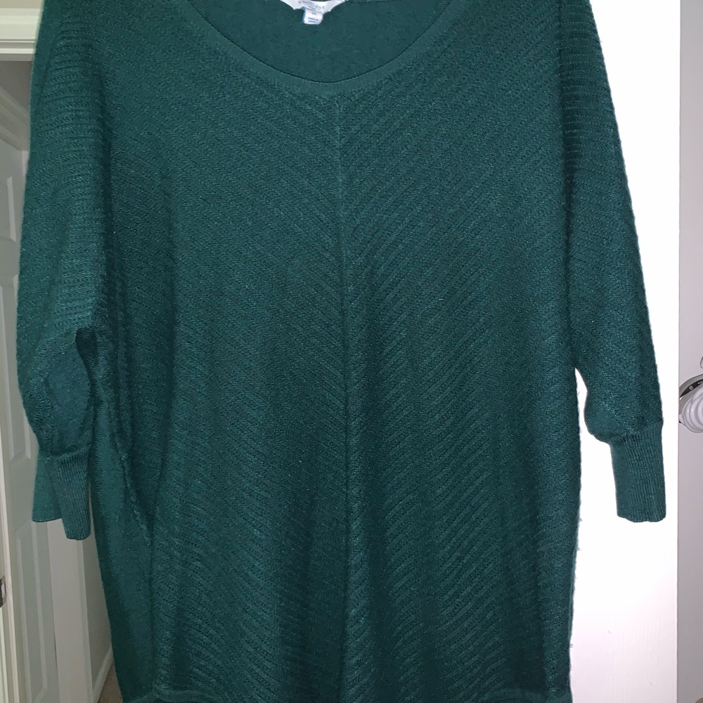 Women’s Plus Green Knit Top